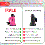 Pyle - PMP24PK , Sound and Recording , Megaphones - Bullhorns , Compact & Portable Megaphone Speaker with Siren Alarm Mode, Battery Operated