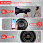 Pyle - PMP43IN , Sound and Recording , Megaphones - Bullhorns , Megaphone Bullhorn, Aux (3.5mm) Input for MP3/Music, Automatic Siren, 40 Watt