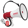 Pyle - PMP52BT , Sound and Recording , Megaphones - Bullhorns , Bluetooth Megaphone - PA Megaphone Bullhorn Speaker with Wireless Audio Streaming, Wired Microphone, MP3/USB/SD/AUX