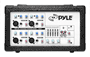 Pyle - PMX401 , Sound and Recording , Mixers - DJ Controllers , 4-Channel Powered PA Mixer / Amplifier, 150 Watt, Aux (3.5mm) and RCA Input Connector Jacks, Graphic EQ