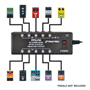 Pyle - PPDLP02 , Musical Instruments , Instrument Accessories , DC Pedal Board Power Supply For Up To 10 Guitar Effects Pedals At 9 Volts