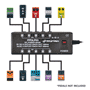 Pyle - PPDLP03 , Disc , Universal DC Pedal Board Power Supply - Powers Up To 10 Guitar Effects Pedals At 9 And 18 Volts