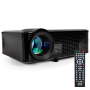 Pyle - PRJLE33 , Home and Office , Projectors , Widescreen Projector, 1080p HD Support, Built-In Speakers, (2) HDMI Inputs, PiP (Picture-in-Picture), Adjustable Viewing Screen (60