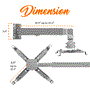 Pyle - PRJWM8 , Musical Instruments , Mounts - Stands - Holders , Sound and Recording , Mounts - Stands - Holders , Universal Projector Holder Wall Mount with Telescoping Length, Angle and Tilt Adjustment