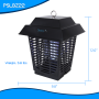 Pyle - PSLBZ22 , Sports and Outdoors , Bug Zappers - Pest Control , Waterproof Bug Zapper, Indoor/Outdoor Electric Plug-in Insect Control, Chemical-Free Insect Killer