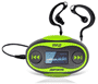 Pyle - PSWP25GR , Gadgets and Handheld , Headphones - MP3 Players , Sound and Recording , Headphones - MP3 Players , 4GB Waterproof MP3 Player/FM Radio with Pedometer, Stop Watch, LCD Display and Included Waterproof Headphones (Green Color)