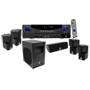 Pyle - PT598AS , Sound and Recording , SoundBars - Home Theater , Sound and Recording , Amplifiers - Receivers , 5.1 Channel 350 Watt Digital Home Theater AM/FM Receiver Surround Sound Package w/ Subwoofer/Center Channel & 4 x Two Way Directional Satellite speakers