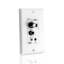 Pyle - PWA12 , Home and Office , Wall Plates - In-Wall Control , In-Wall Audio Receiver, Wall Plate Sound Control Amplifier (Microphone & Aux Inputs)