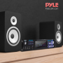 Pyle - CA-PWMA1003BT , Home and Office , Amplifiers - Receivers , Bluetooth Home Amplifier Receiver & Microphone System - Hybrid Pre-Amplifier with (2) Wireless Microphones, MP3/USB/SD/AUX, AM/FM Radio (1000 Watt)