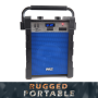 Pyle - PWMABT550BL , Sports and Outdoors , Portable Speakers - Boom Boxes , Gadgets and Handheld , Portable Speakers - Boom Boxes , Bluetooth Wireless Rugged & Portable Speaker System, Work / Job Site Stereo, Built-in Rechargeable Battery, MP3/USB/SD, AM/FM Radio (Blue)