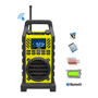 Pyle - PWPBT250YL , Sports and Outdoors , Portable Speakers - Boom Boxes , Gadgets and Handheld , Portable Speakers - Boom Boxes , Rugged and Portable Bluetooth Speaker with Durable Construction, Thick Rubber Casing, FM Radio, USB/SD Card Readers, AUX Input & Built-in Rechargeable Battery (Yellow)