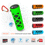 Pyle - PWPBT30GN , Sports and Outdoors , Portable Speakers - Boom Boxes , Gadgets and Handheld , Portable Speakers - Boom Boxes , Bluetooth Water Resistant Flashlight Speaker with Call Answering Microphone, FM Radio, Micro SD Card Reader, AUX-Input (Green)