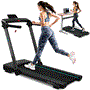 Pyle - SLFOLD30.5 , Home and Office , Fitness Equipment - Home Gym , Folding Motorized Treadmill Machine - Electric Digital Low-Speed Fitness with Smart Speed Control