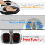 Pyle - SLFTMSG35 , Home and Office , Therapeutic , Foot Massager - Heel, Toe & Ankle Massage Comfort with Shiatsu Therapy