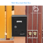 Pyle - SLMAB24.5 , Home and Office , Safe Boxes - Mailboxes , Indoor/Outdoor Wall Mount Locking Mailbox, Includes Keys