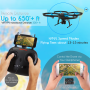 Pyle - SLRD42WIFI , Sports and Outdoors , Drones - RC Quad-Copters , WiFi Drone Quad-Copter Wireless UAV with HD Camera + Video Recording