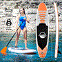 Pyle - SLSUPB135 , Gadgets and Handheld , Cameras - Videocameras , Free-Flow Inflatable SUP - Stand Up Water Paddle-Board