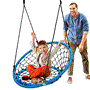 Pyle - SLSWNG125 , Misc , Spider Web Swing - Indoor/Outdoor Hanging Rope Swinging Seat Spinner