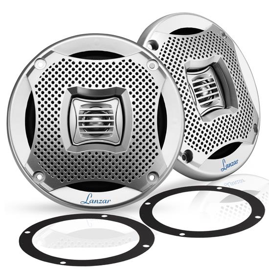 Pyle - AQ5CXS.5 , Used , 400 Watts 5.25'' 2-Way Marine Speakers (Silver Color)