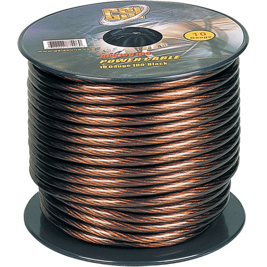 Pyle - GPC10B100 , Sound and Recording , Cables - Wires - Adapters , 10 Gauge Power.Ground Cables