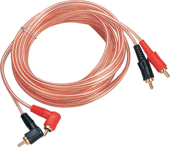 Pyle - GPS3 , Sound and Recording , Cables - Wires - Adapters , 3 ft RCA 2 Channel Spiral Shielded Audio Cable, Gold Plated RCA Connector