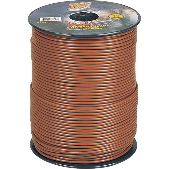 Pyle - GPW16BR500 , Sound and Recording , Cables - Wires - Adapters , 16 Gauge Primary Wire