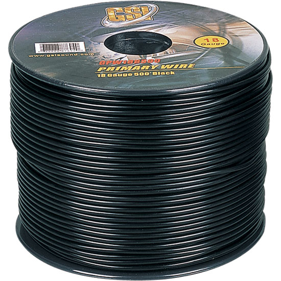 Pyle - GPW18B500 , Sound and Recording , Cables - Wires - Adapters , 18 Gauge Primary Wire