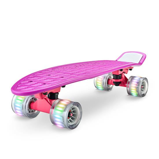 Pyle - HCSK159 , Sports and Outdoors , 6'' PP Deck Skateboard - Mini Cruiser Skateboard, Designed for Kids, Teens, and Adults (Purple)