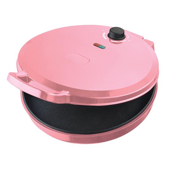 Pyle - NCSW837PINK , Kitchen & Cooking , Ovens & Cookers , Countertop Pizza Maker - Non-Stick Electric Pizza Oven with Cool Touch Handle and Uplift Function, Includes Spatula (Pink)