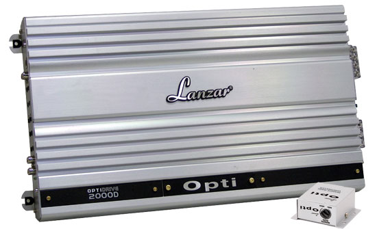 Lanzar OPTI2000D Optidrive 2000 Watt Half Ohm Stable Mono Block 