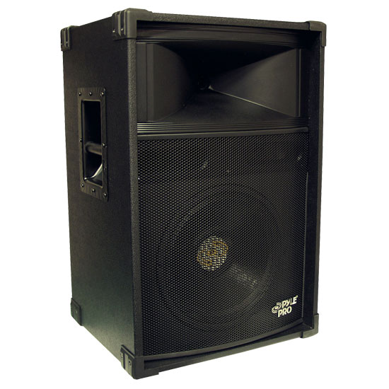 Pyle - PAH1280 , Sound and Recording , PA Loudspeakers - Cabinet Speakers , 600 Watt 12'' 2-Way Stage Speaker Cabinet