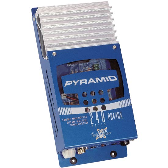 Pyle - PB440X , On the Road , Vehicle Amplifiers , 240 Watt 2 Channel Amplifier