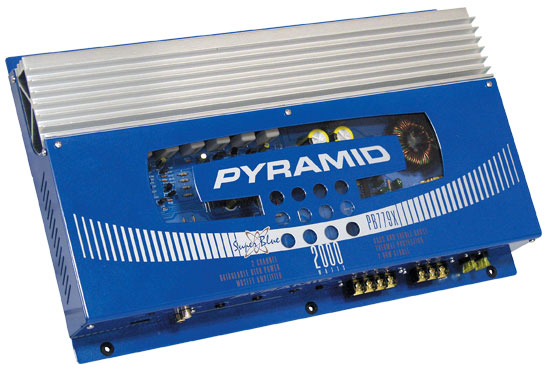 Pyle - PB779X , On the Road , Vehicle Amplifiers , 2000 Watt 2 Channel Bridgeable MOSFET Amplifier