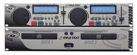 Pyle - PDCD205 , Sound and Recording , SoundBars - Home Theater , Professional Dual CD Player with Jog Dial