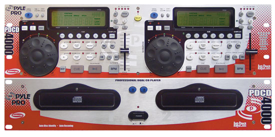 Pyle - pdcd4000 , Sound and Recording , Mixers - DJ Controllers , Professional Dual CD Player with DSP and Sampler