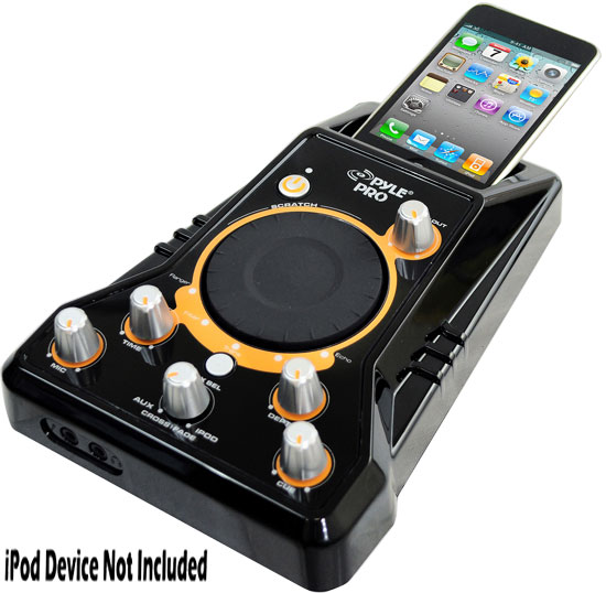 Pyle - PDJSIU100 , Sound and Recording , Mixers - DJ Controllers , I Mixer Ipod DJ Player With DJ Scratch And Sound Effects