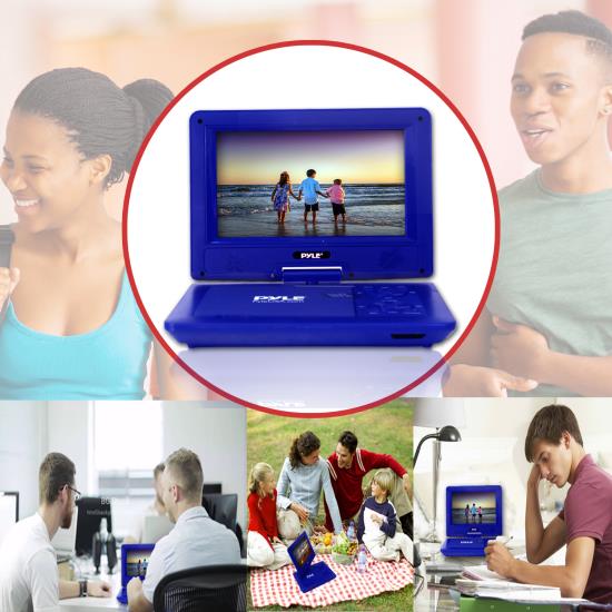 Pyle Pdv91bl Home And Office Portable Dvd Players Gadgets And