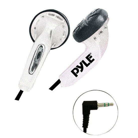 Pyle - PEBH25WT , Sound and Recording , Headphones - MP3 Players , Ultra Slim In-Ear Ear-Buds Stereo Bass Headphones For Ipod/MP3/All Audio source Players (White)