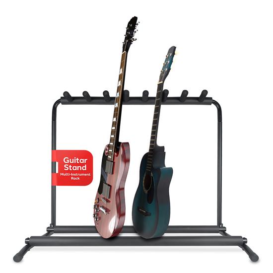 Pyle - PGST43 , Musical Instruments , Mounts - Stands - Holders , Sound and Recording , Mounts - Stands - Holders , Guitar Stand, Multi-Instrument Floorstand Guitar Rack Holder