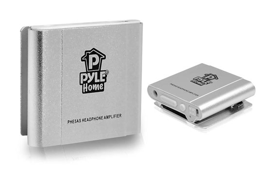 Pyle - PHE5AS , Gadgets and Handheld , Headphones - MP3 Players , Sound and Recording , Headphones - MP3 Players , Bass Boosting Portable Headphone Amplifier (Silver Color)