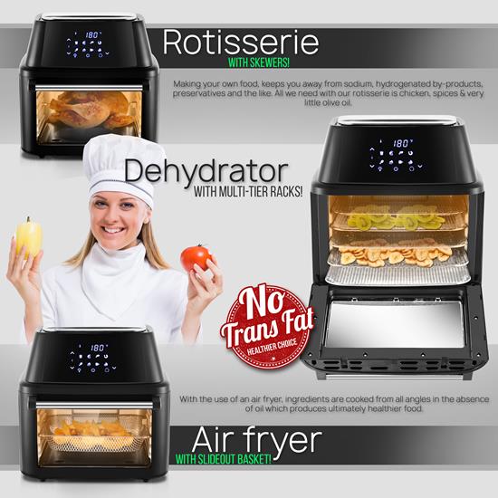 NutriChef - PKAIRFR96 - Kitchen & Cooking - Air Fryers