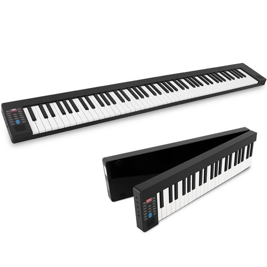 Pyle - PKBRD8100 , Musical Instruments , Electric Musical Piano Keyboard - Portable and Foldable Electronic Piano Keyboard with 88 Standard Keys and 129 Tones