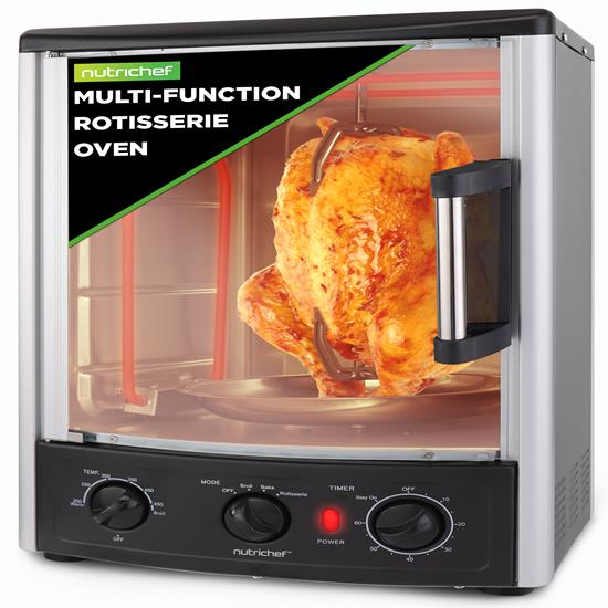 Pyle - PKRT97.5 , Kitchen & Cooking , Ovens & Cookers , Multi-Function Vertical Oven - Countertop Rotisserie Oven with Bake & Roast Cooking