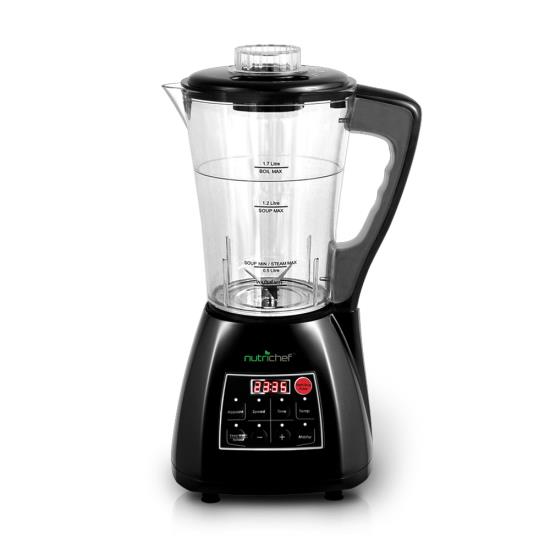 Pyle - PKSM240BK , Kitchen & Cooking , Blenders & Food Processors , 3-in-1 Digital Electronic Soup Cooker, Blender, Juice Drink Maker