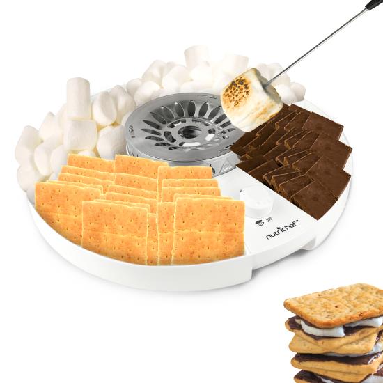 Pyle - PKSMGM26 , Kitchen & Cooking , Candy & Snacks , S’mores Maker - Electric Marshmallow Candy Melter