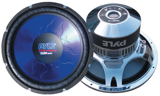 Pyle - PL1595BL , On the Road , Vehicle Subwoofers , 15'' 1400 Watt DVC Subwoofer