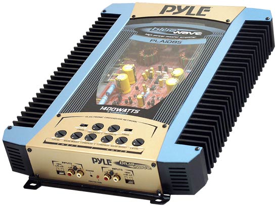 Pyle - pla1085 , On the Road , Vehicle Amplifiers , High Performance 1400 Watt 4 Channel Bridgeable MOSFET Amplifier