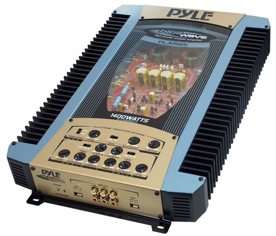 Pyle - PLA1585 , On the Road , Vehicle Amplifiers , High Performance 1400 Watt 5 Channel Bridgeable MOSFET Amplifier