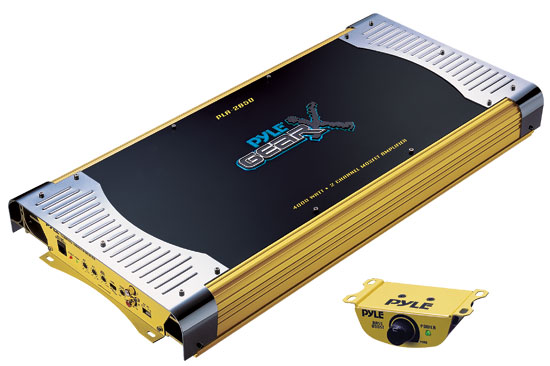 Pyle - PLA2850 , On the Road , Vehicle Amplifiers , 2 Channel 4000 Watt Bridgeable Mosfet Amplifier