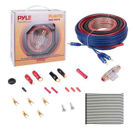 Pyle - PLAM40 - On the Road - Cables - Wires - Adapters ... ground wiring car audio cables 